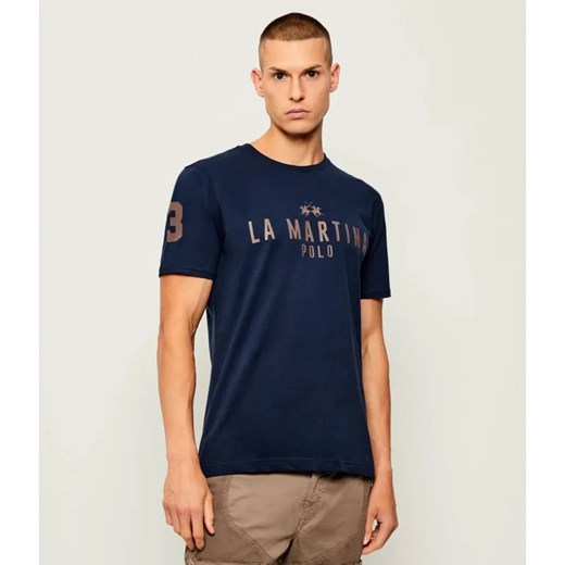 La Martina T-shirt | Slim Fit ze sklepu Gomez Fashion Store w kategorii T-shirty męskie - zdjęcie 186175230