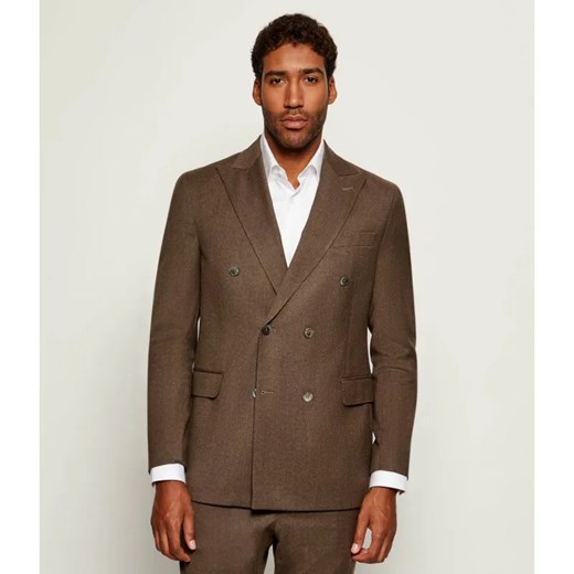 Oscar Jacobson Wełniana marynarka Farris | Regular Fit ze sklepu Gomez Fashion Store w kategorii Marynarki męskie - zdjęcie 186175241
