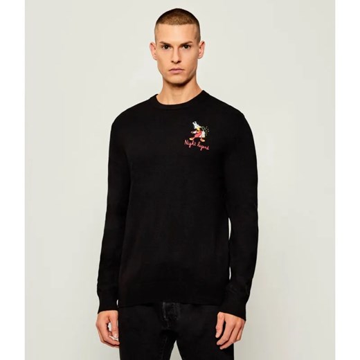 ST.Barth Sweter HERON LIGHT EMBRY SAINT BARTH X DISNEY | Regular Fit | z dodatkiem wełny i kaszmiru ze sklepu Gomez Fashion Store w kategorii Swetry męskie - zdjęcie 186175250