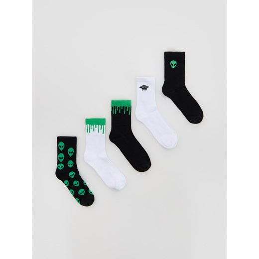Reserved - Skarpetki 5 pack - czarny ze sklepu Reserved w kategorii Skarpetki dziecięce - zdjęcie 186178164