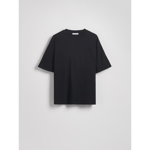 Reserved - Bawełniany t-shirt oversize - czarny ze sklepu Reserved w kategorii Bluzki damskie - zdjęcie 186178630