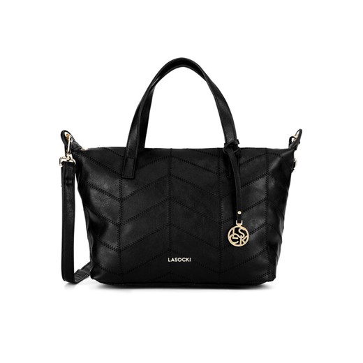 Torebka Lasocki C-LSK-K-018-06 Czarny ze sklepu eobuwie.pl w kategorii Torby Shopper bag - zdjęcie 186179460