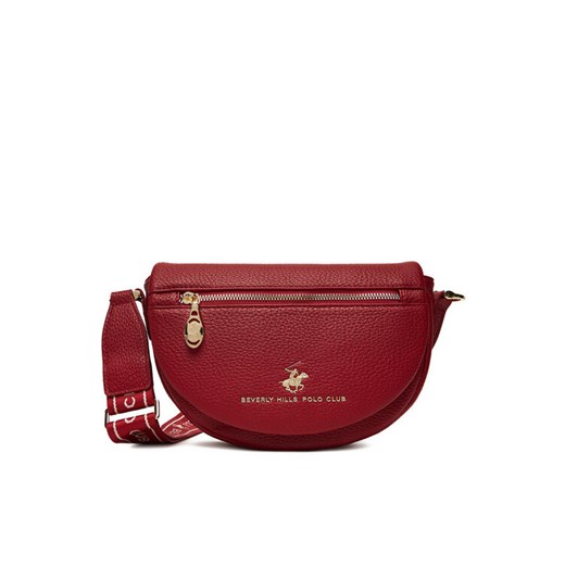 Torebka Beverly Hills Polo Club C-BHPC-C-009-07 Czerwony ze sklepu eobuwie.pl w kategorii Listonoszki - zdjęcie 186179520