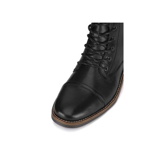 Trzewiki Rieker 33205-00 Czarny Rieker 44 eobuwie.pl