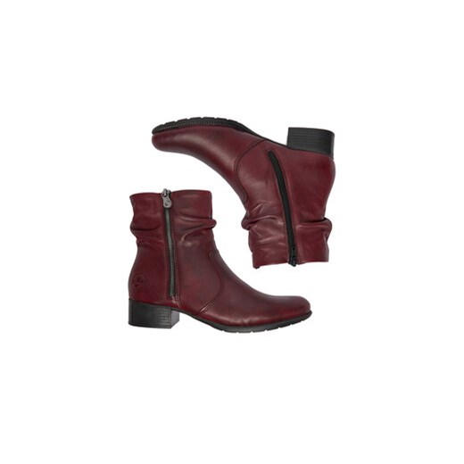 Botki Rieker CEO-78656-35 Bordowy Rieker 40 eobuwie.pl