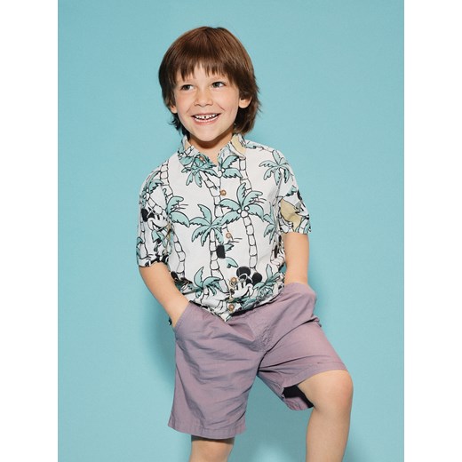 Reserved - Koszula Mickey Mouse - złamana biel ze sklepu Reserved w kategorii Koszule chłopięce - zdjęcie 186181950
