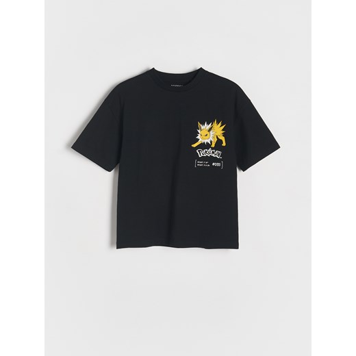Reserved - T-shirt Pokémon - czarny ze sklepu Reserved w kategorii T-shirty chłopięce - zdjęcie 186182183