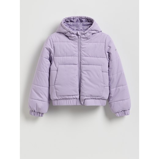 Reserved - Kurtka z kapturem - fioletowy ze sklepu Reserved w kategorii Kurtki dziewczęce - zdjęcie 186182401