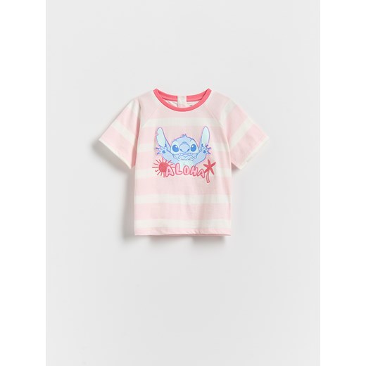 Reserved - T-shirt Lilo i Stitch - wielobarwny ze sklepu Reserved w kategorii Bluzki dziewczęce - zdjęcie 186182903