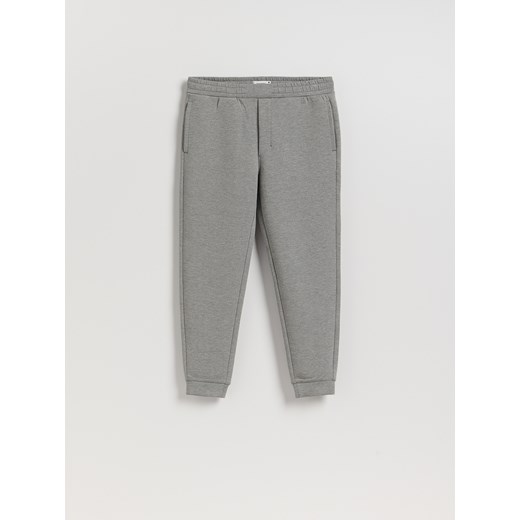 Reserved - Spodnie dresowe slim fit - jasnoszary - id: 6687L-09M - marki Reserved - 186183641 Reserved - Spodnie dresowe slim fit - jasnoszary ze sklepu Reserved w kategorii Spodnie męskie - zdjęcie 186183641