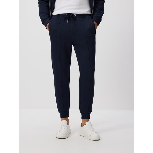 Reserved - Spodnie dresowe slim fit - granatowy ze sklepu Reserved w kategorii Spodnie męskie - zdjęcie 186183661