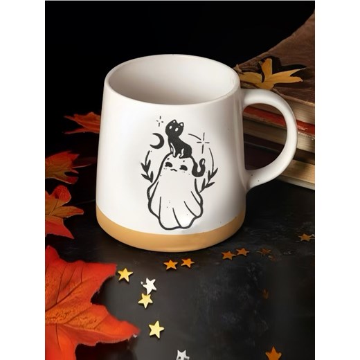 Sinsay - Kubek z motywem halloweenowym - biały Sinsay One Size Sinsay