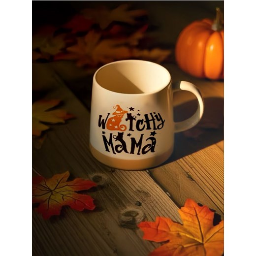 Sinsay - Kubek z motywem halloweenowym - pomarańczowy - id: 067GI-23X - marki Sinsay - 186185531 Sinsay - Kubek z motywem halloweenowym - pomarańczowy ze sklepu Sinsay w kategorii Kubki - zdjęcie 186185531
