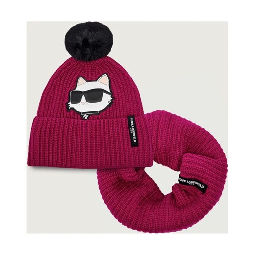 Karl Lagerfeld Kids Komin + czapka ze sklepu Gomez Fashion Store w kategorii Czapki dziecięce - zdjęcie 186185670