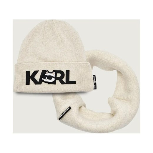 Karl Lagerfeld Kids Komin + czapka ze sklepu Gomez Fashion Store w kategorii Czapki dziecięce - zdjęcie 186185671