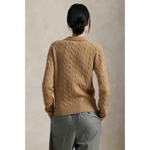 POLO RALPH LAUREN Wełniany sweter | Slim Fit | z dodatkiem kaszmiru Polo Ralph Lauren S Gomez Fashion Store