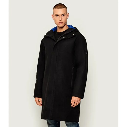 EA7 Płaszcz | z dodatkiem wełny ze sklepu Gomez Fashion Store w kategorii Płaszcze męskie - zdjęcie 186186371