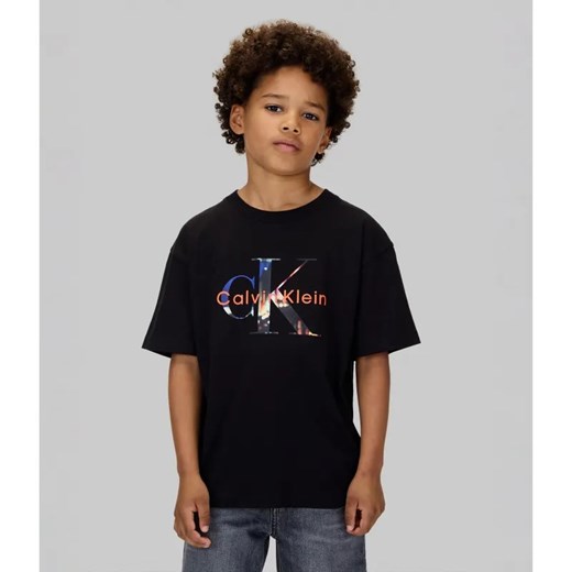 Calvin Klein Jeans T-shirt | Regular Fit ze sklepu Gomez Fashion Store w kategorii T-shirty chłopięce - zdjęcie 186186483