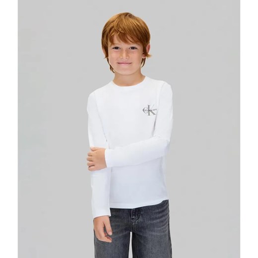 Calvin Klein Jeans Longsleeve | Regular Fit ze sklepu Gomez Fashion Store w kategorii T-shirty chłopięce - zdjęcie 186186490