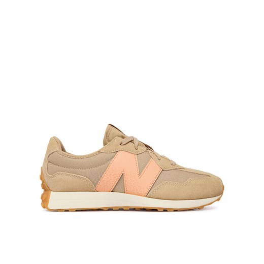 Sneakersy New Balance GS327WO Beżowy ze sklepu eobuwie.pl w kategorii Buty sportowe dziecięce - zdjęcie 186186511