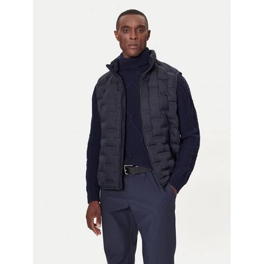 Bugatti Bezrękawnik 875100 81052 M Granatowy Regular Fit ze sklepu MODIVO w kategorii Kamizelki męskie - zdjęcie 186186651