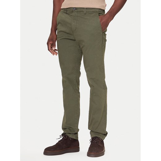 United Colors Of Benetton Chinosy 4TZYUF04P Zielony Slim Fit ze sklepu MODIVO w kategorii Spodnie męskie - zdjęcie 186186652