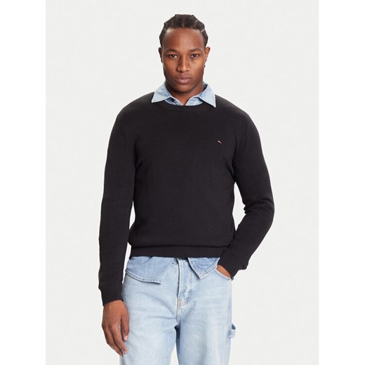 Tommy Jeans Sweter DM0DM21787 Czarny Regular Fit ze sklepu MODIVO w kategorii Swetry męskie - zdjęcie 186186672