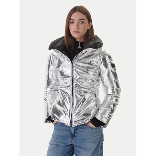 PINKO Kurtka zimowa 106019 A2ZD I17 Srebrny Regular Fit ze sklepu MODIVO w kategorii Kurtki damskie - zdjęcie 186186680