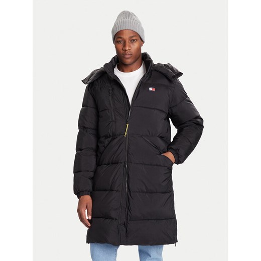 Tommy Jeans Płaszcz zimowy DM0DM22256 Czarny Regular Fit ze sklepu MODIVO w kategorii Płaszcze męskie - zdjęcie 186186753