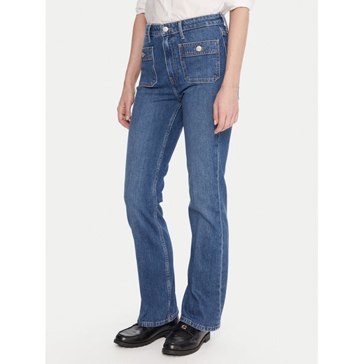 Tommy Hilfiger Jeansy WW0WW48255 Niebieski Flare Fit ze sklepu MODIVO w kategorii Jeansy damskie - zdjęcie 186186813