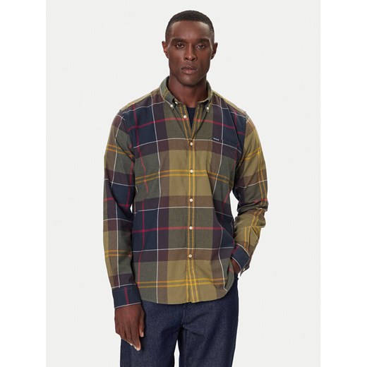Barbour Koszula Glendale MSH4992TN52 Zielony Regular Fit ze sklepu MODIVO w kategorii Koszule męskie - zdjęcie 186186830