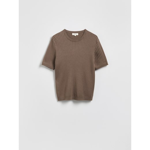 Reserved - T-shirt z dodatkiem CIRCULOSE® - oliwkowy ze sklepu Reserved w kategorii T-shirty męskie - zdjęcie 186189214