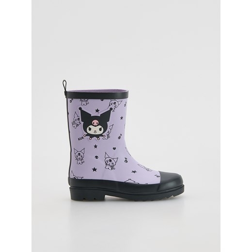 Reserved - Kalosze Kuromi - fioletowy ze sklepu Reserved w kategorii Kalosze dziecięce - zdjęcie 186190312