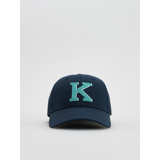 Reserved - Bawełniana czapka z daszkiem - granatowy ze sklepu Reserved w kategorii Czapki dziecięce - zdjęcie 186190970