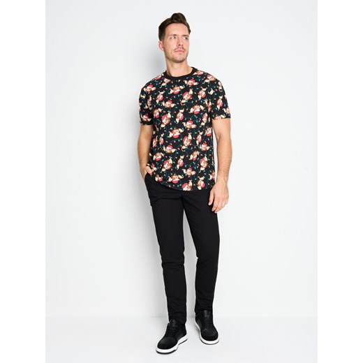 Sinsay - Koszulka z krótkim rękawem Gremlins - czarny Sinsay L Sinsay