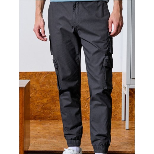 Sinsay - Spodnie cargo - szary ze sklepu Sinsay w kategorii Spodnie męskie - zdjęcie 186191924