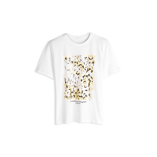 GATE Koszulka z błyszczącym nadrukiem 34 ze sklepu gateshop w kategorii Bluzki damskie - zdjęcie 186192243