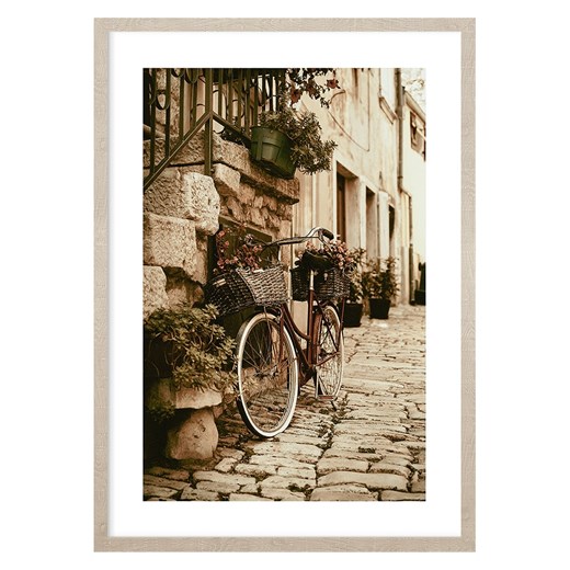 Ars Longa Druk artystyczny "Retro Bicycle" w ramce - 70 x 50 cm - id: 17576884 - marki Ars Longa - 186192923 Ars Longa Druk artystyczny "Retro Bicycle" w ramce - 70 x 50 cm ze sklepu Limango Polska w kategorii Obrazy - zdjęcie 186192923