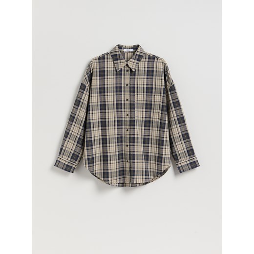 Reserved - Koszula w kratę - jasnoniebieski ze sklepu Reserved w kategorii Koszule damskie - zdjęcie 186193814