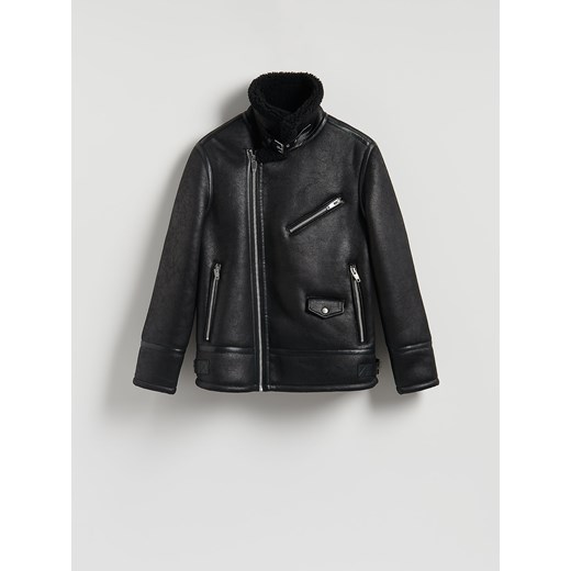 Reserved - Kurtka z kołnierzem - czarny ze sklepu Reserved w kategorii Kurtki męskie - zdjęcie 186194711