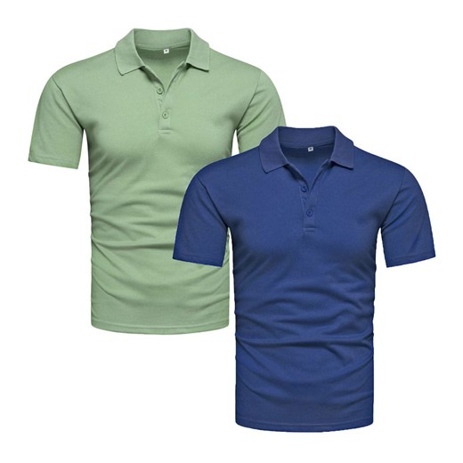 Zestaw 2-pak męskich koszulek polo Recea ze sklepu Recea.pl w kategorii T-shirty męskie - zdjęcie 186195920