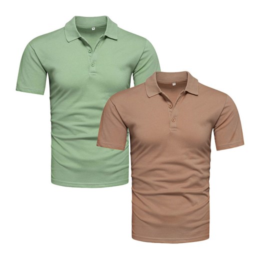 Zestaw 2-pak koszulek polo Recea ze sklepu Recea.pl w kategorii T-shirty męskie - zdjęcie 186195921