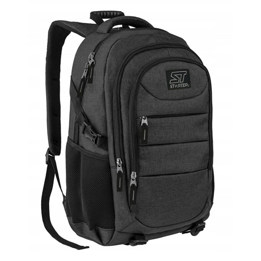 Sportowo-Szkolny Plecak - Starter - Grafitowy PLCKSTARhunter ze sklepu JegoSzafa.pl w kategorii Plecaki - zdjęcie 186196632