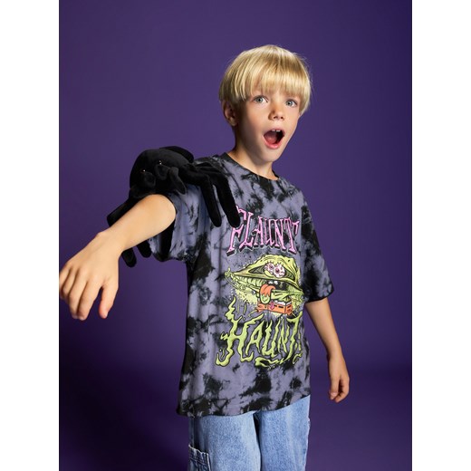 Reserved - T-shirt SpongeBob - granatowy - id: 296GS-59X - marki Reserved - 186197701 Reserved - T-shirt SpongeBob - granatowy ze sklepu Reserved w kategorii T-shirty chłopięce - zdjęcie 186197701