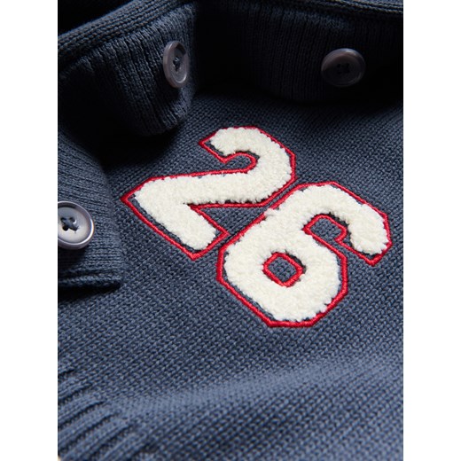 Reserved - Bawełniany kardigan - granatowy ze sklepu Reserved w kategorii Swetry chłopięce - zdjęcie 186198552