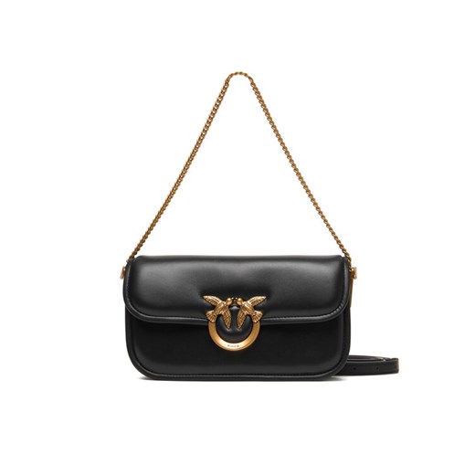 Torebka PINKO Love Box Baguette Al 25-26 PLTT 105083 A26L Czarny ze sklepu eobuwie.pl w kategorii Listonoszki - zdjęcie 186199833