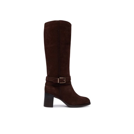 Kozaki Tamaris 1-25533-45 Brązowy ze sklepu eobuwie.pl w kategorii Kozaki damskie - zdjęcie 186199864