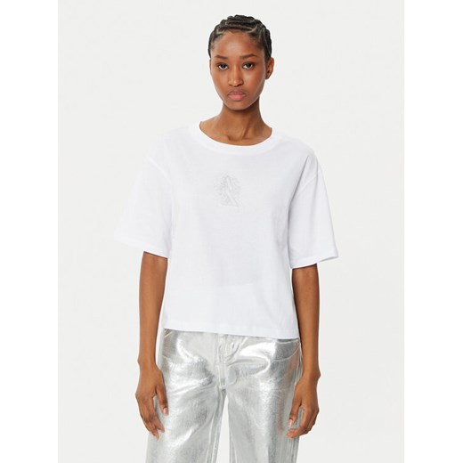 Armani Exchange T-Shirt XW000102 AF10359 U0002 Biały Relaxed Fit ze sklepu MODIVO w kategorii Bluzki damskie - zdjęcie 186200470