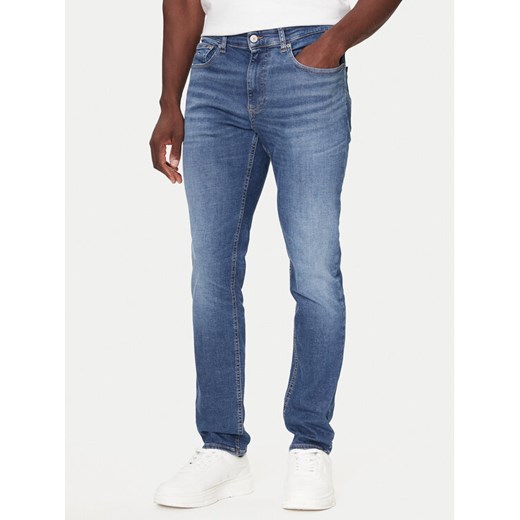 Tommy Jeans Jeansy DM0DM22203 Niebieski Slim Fit ze sklepu MODIVO w kategorii Jeansy męskie - zdjęcie 186200472