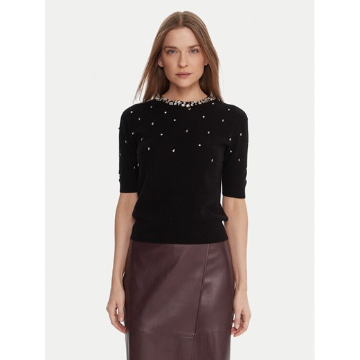 KAOS Sweter RI1KT021 Czarny Regular Fit ze sklepu MODIVO w kategorii Swetry damskie - zdjęcie 186200490